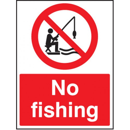 No Fishing | 400x300mm |  Rigid Plastic