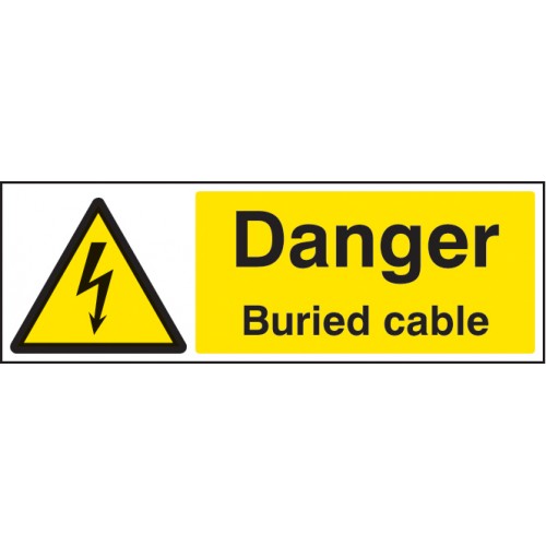 Danger Buried Cable