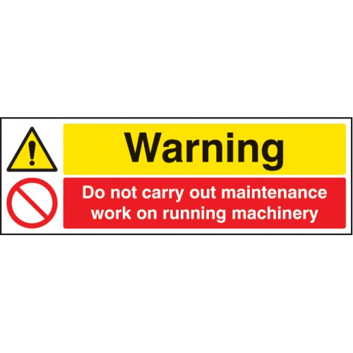 Warning Do Not Carry Out Maintenance Etc