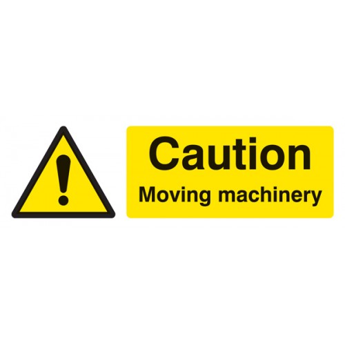 Caution Moving Machinery