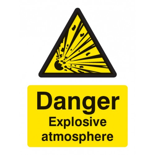 Danger Explosive Atmosphere BS5499