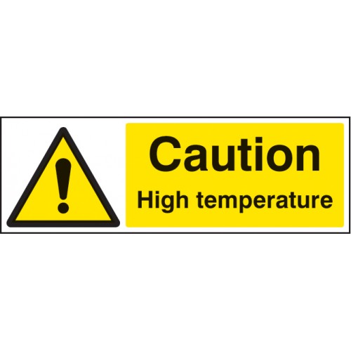 Caution High Temperature