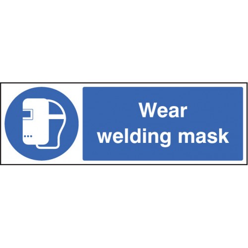 Wear Welding Mask Rigid Plastic 200x300mm