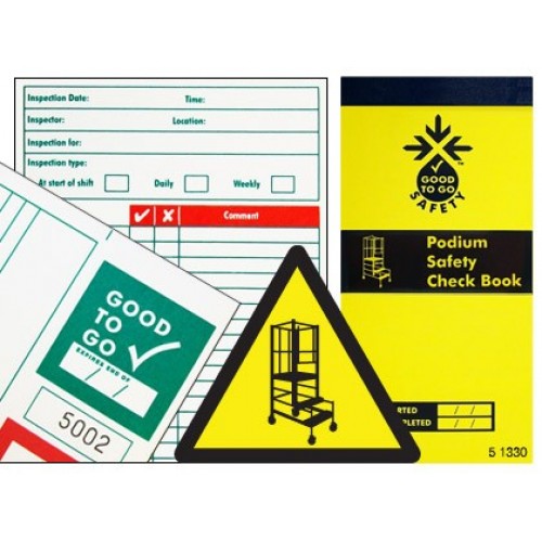Good To Go Podium Steps Safety Check Book