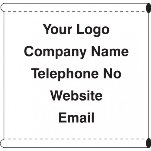 Scaffold Company Banner (c/w Loops)