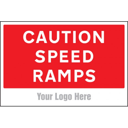 Caution Speed Ramps, Site Saver Sign 600x400mm