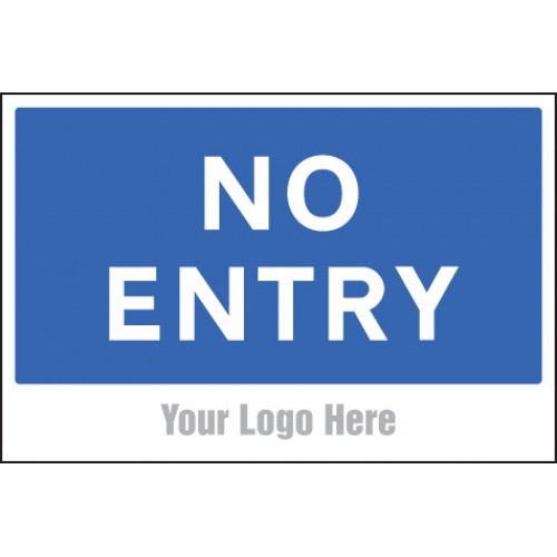No Entry, Site Saver Sign 600x400mm
