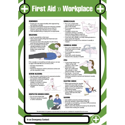 First Aid Workplace 420x594mm Poster |  |  Miscellaneous