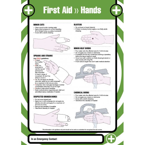 First Aid Hands 420x594mm Poster |  |  Miscellaneous