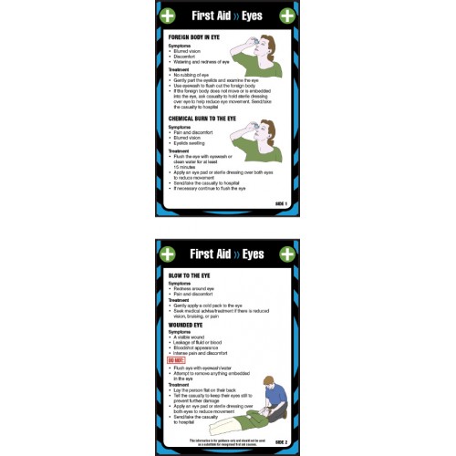 First Aid Eyes 80x120mm Pocket Guide |  |  Miscellaneous