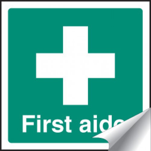 First Aider Sticker 25x25mm |  |  Miscellaneous