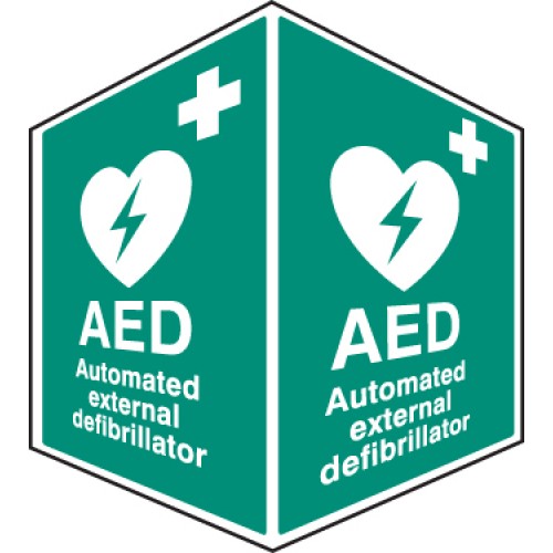 AED Emergency Defibrillator - Projecting Sign |  |  Miscellaneous