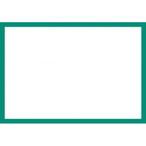 Blank Adapt-a-sign - Green Border 215x310mm | 215x310mm |  Miscellaneous