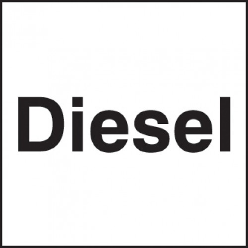 Diesel 25x25mm Self Adhesive