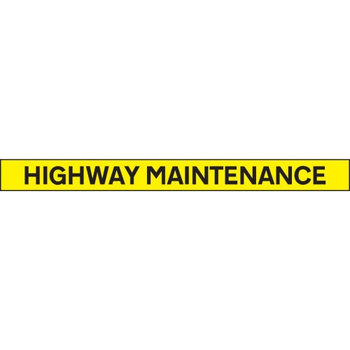 Highway Maintenance - 1300x100mm Reflective SAV