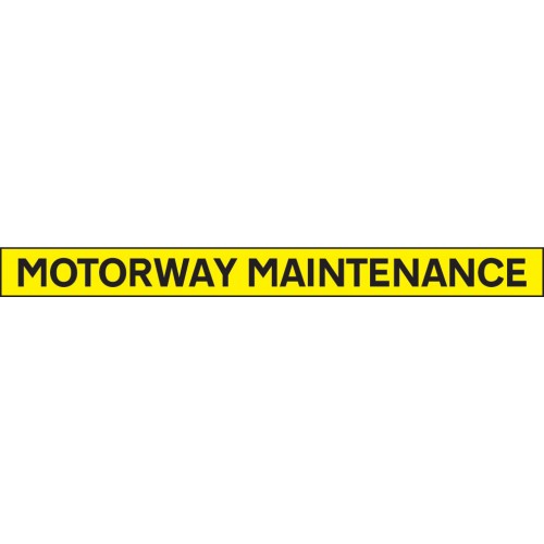 Motorway Maintenance - 1300x100mm Reflective SAV