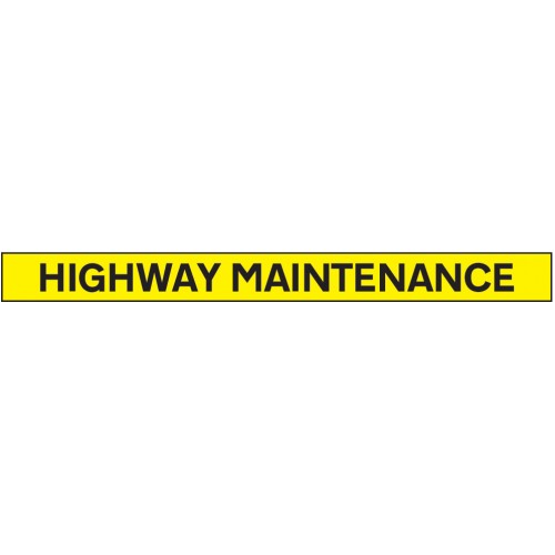 Highway Maintenance - 1300x100mm Reflective Magnetic