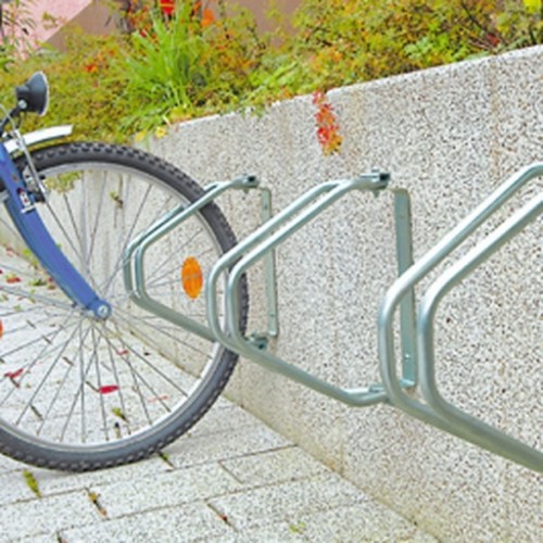 Single Wall Mounted Cycle Rack (HxWxD): 335x90x285mm