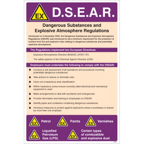 DSEAR Poster (dangerous Substances & Explosive)
