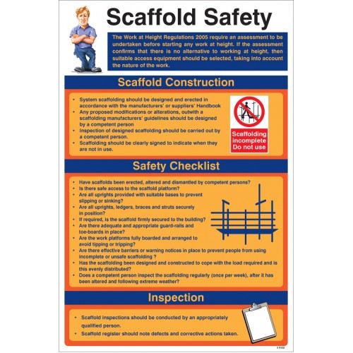 Scaffold Safety Poster