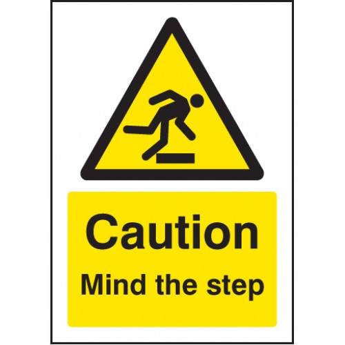 Caution Mind The Step - A5 Sav