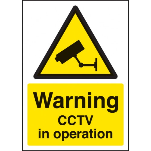 Warning CCTV In Operation - A4 Rp