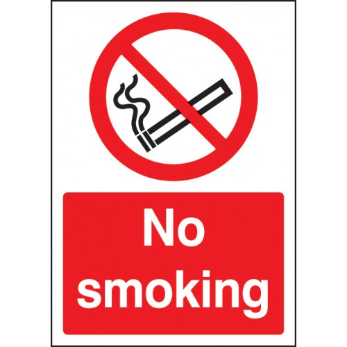 No Smoking - A4 Sav