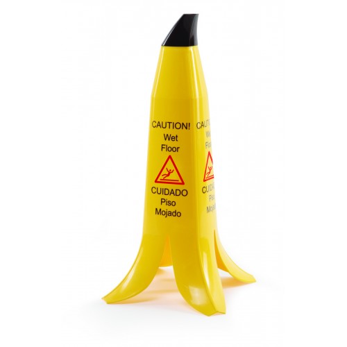 Banana Wet Floor Cone (English, German, Spanish) HxWxD: 600x300x300mm | 600x300x300mm |  Miscellaneous