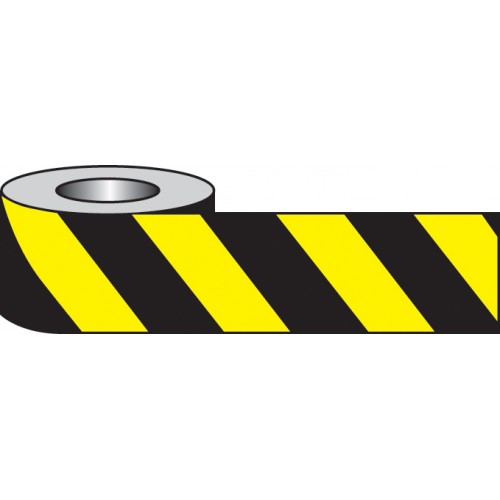 Self Adhesive Hazard Tape 33m X 50mm - Black/yellow