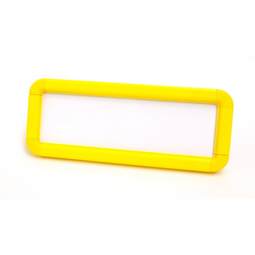 Suspended Frame 300x100mm Yellow C/w Kit