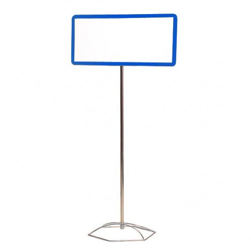 Floor Stand For Suspended Frames (1100mm Chrome Pole With Base)