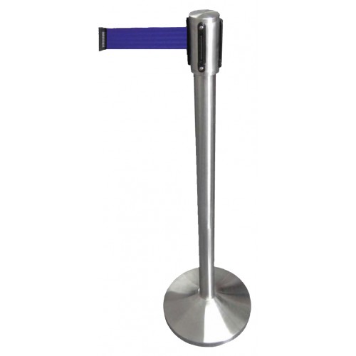 Retractable Post Mounted Barrier (blue)