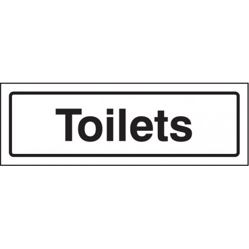 Toilets Visual Impact Sign