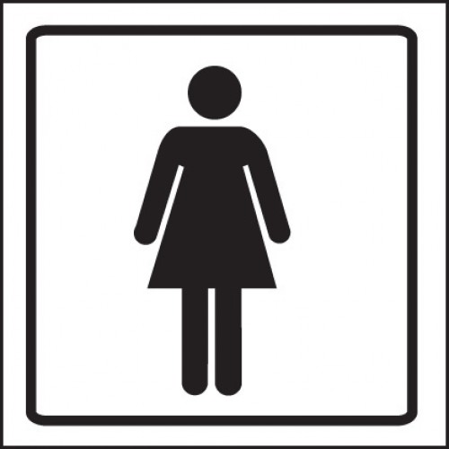 Ladies Symbol Visual Impact Sign