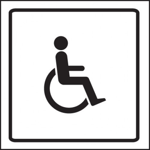 Disabled Symbol Visual Impact Sign