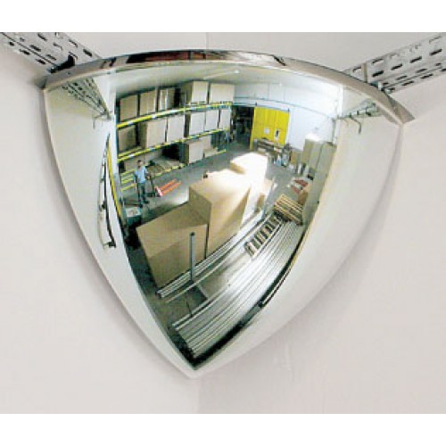 Quarter Dome Mirror (410dia 90deg)  To View 2 Directions