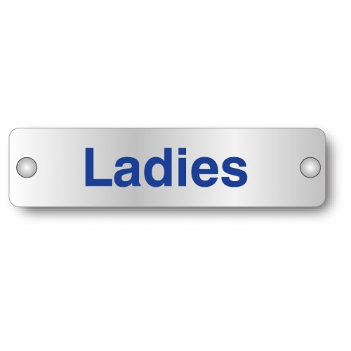 Ladies Visual Impact Aluminium Door Sign