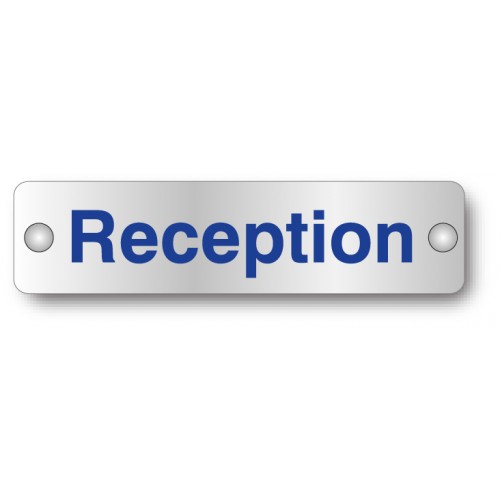 Reception Visual Impact Aluminium Door Sign