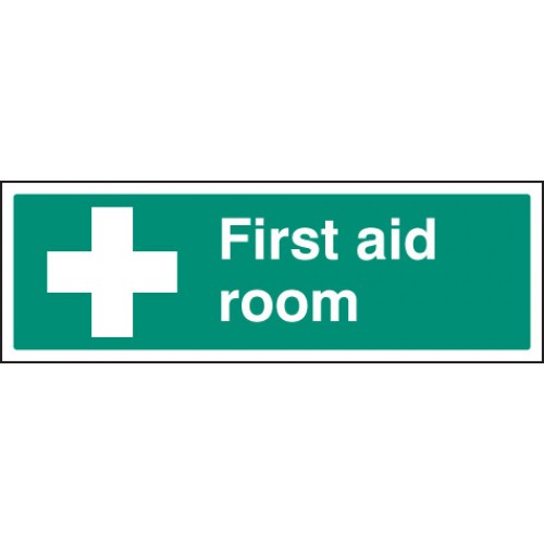 First Aid Room | 300x100mm |  Rigid Plastic