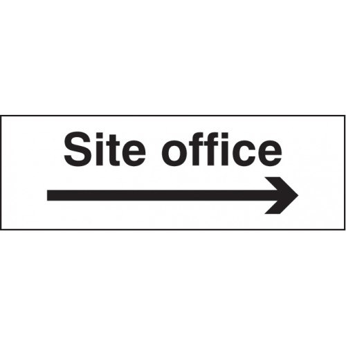Site Office Arrow Right | 600x200mm |  Rigid Plastic