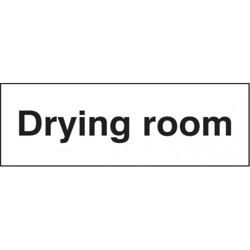 Drying Room | 300x100mm |  Rigid Plastic