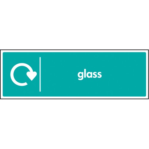 WRAP Recycling Sign - Glass