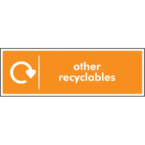 WRAP Recycling Sign - Other Recyclables