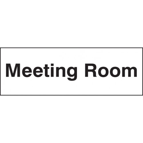 Meeting Room Self Adhesive Vinyl 300x100mm