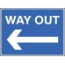 Way In/Out Signs