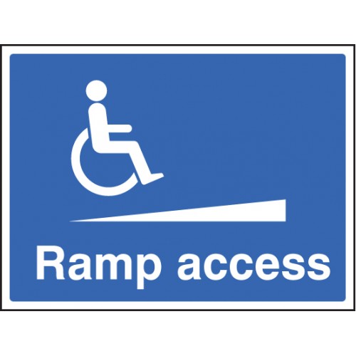 Ramp Access | 600x450mm |  Rigid Plastic
