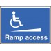 Ramp Access Signs