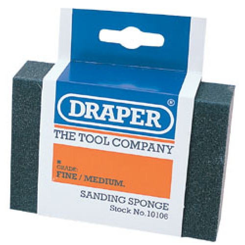DRAPER Fine - Medium Grit Flexible Sanding Sponge