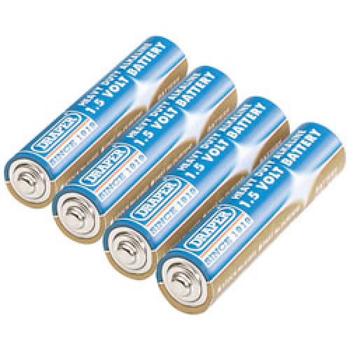 4 Heavy Duty AAA-Size Alkaline Batteries