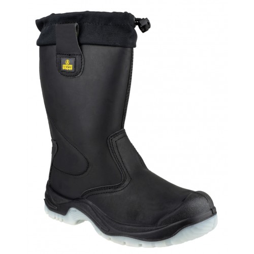 FS209 Safety Pull On Boot | Black | 7